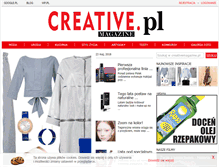 Tablet Screenshot of creativemagazine.pl